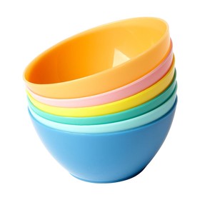 6 Coloured Bowls