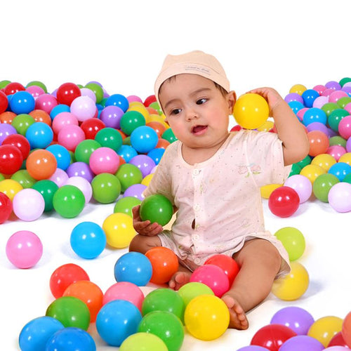 25/50 PCS Eco-Friendly Colorful Ball Soft Plastic Ocean Ball Baby Swim Pit Toy Water Pool Ocean Wave Ball Balls for The Pool