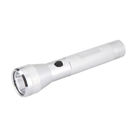 1W LED Aluminium Torch Silver Look