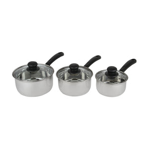 3 Piece Stainless Steel Cookware