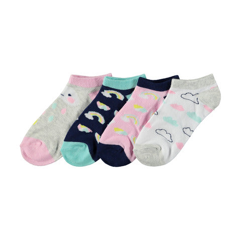 4 Pack Casual Low Cut Socks