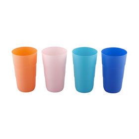 4 Plastic Tumblers