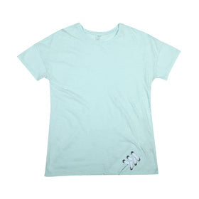 Eyelet Tie Front Tee