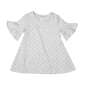 Short Sleeve Spot Dress