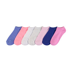 7 Pack Casual Low Cut Socks