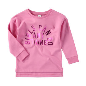 Foil Slogan Sweat Top