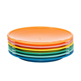 Coloured Plates - Pack of 6