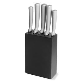 Knife Block Set - Black & Grey