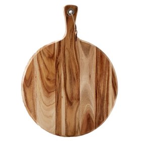 Round Acacia Paddle Board